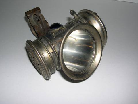 Bicycle Jeweled Oil Light SEARCH LIGHT Bridgeport Brass Company