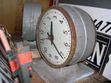 Clock double sided wall