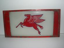 Mobil Pegasus pump logo insert